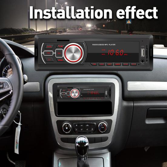5209E Multifunctional Remote Control MP3 Audio Player Universal Auto Bluetooth-compatible Wireless