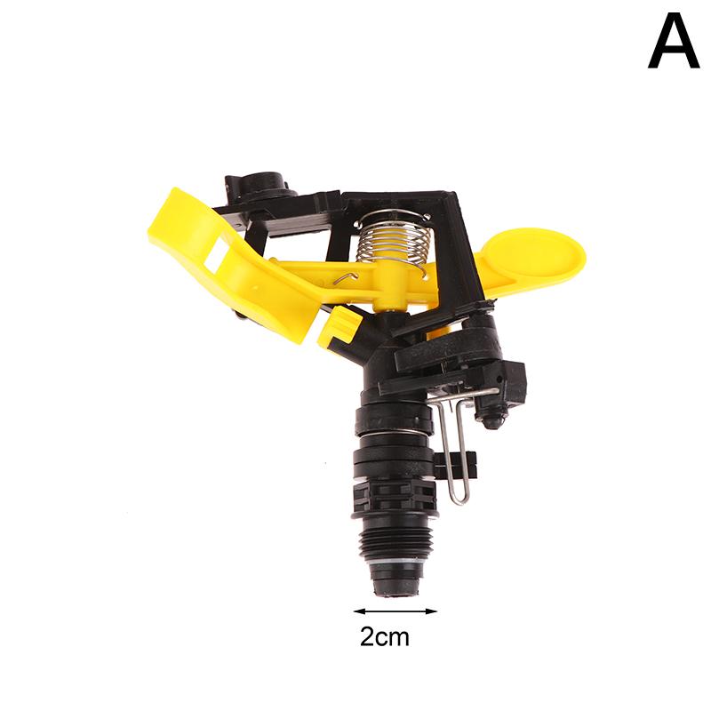 1Pc 1/2" 3/4" Male Thread 360 Degree Rotatable Plastic Sprinklers Rocker Nozzles For Garden Farm Drip Irrigation Sprinklers