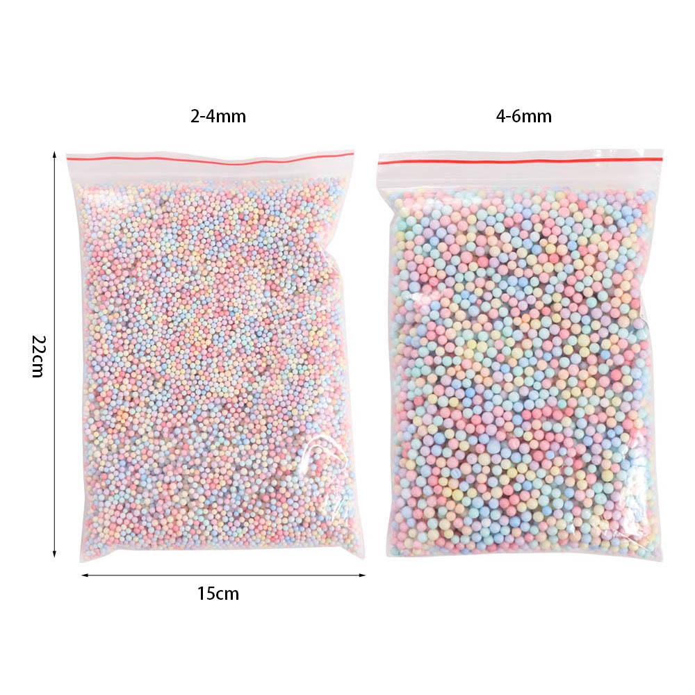 Macaron Packing Box Stuffing 2-4mm/4-6mm Bubble Ball Durable Foam Beads  Christmas