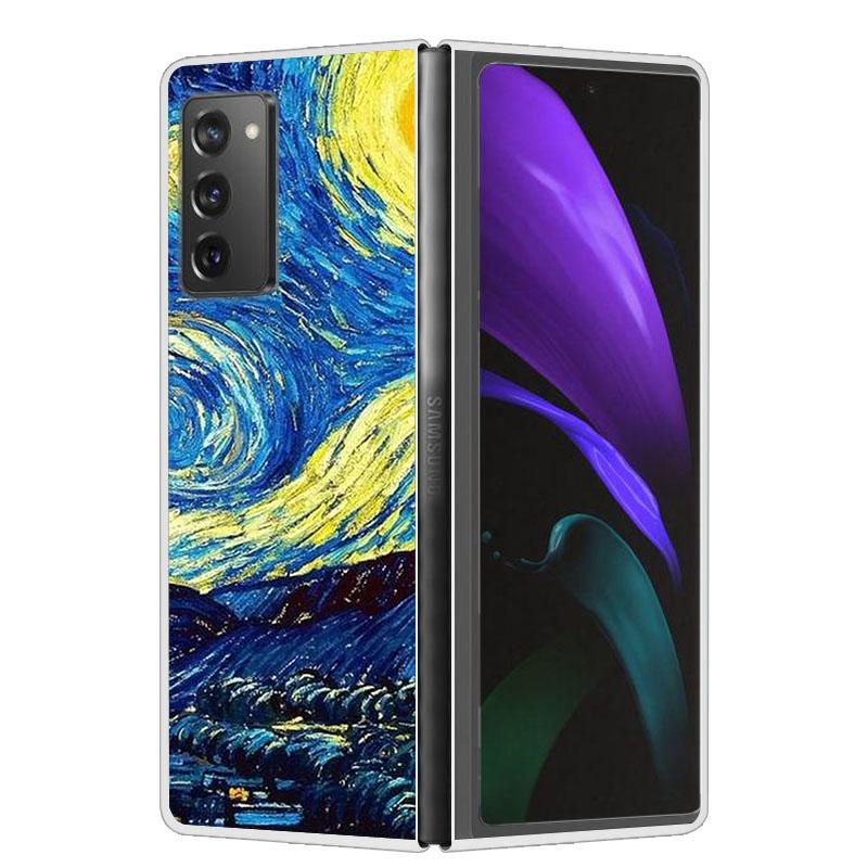 Cool Case For Samsung Z Fold 6 5 4 3 Case Hard Clear Plastic Cover For Samsung Galaxy Z Fold 2 5 6 Phone Case Funda ZFold2 Coque