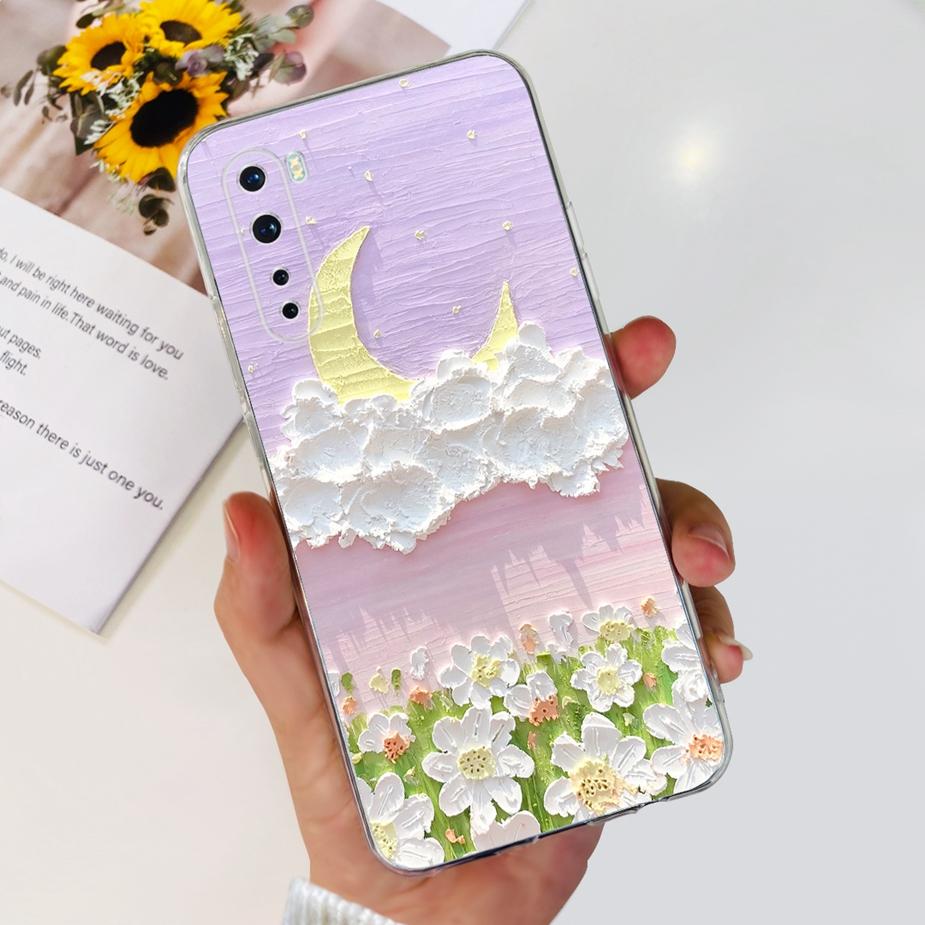 For OnePlus Nord Case AC2001 AC2003 Stylish Painted Cover Soft Siliicone Phone Case For Oneplus 8 Nord 5G One Plus Z Back Shell