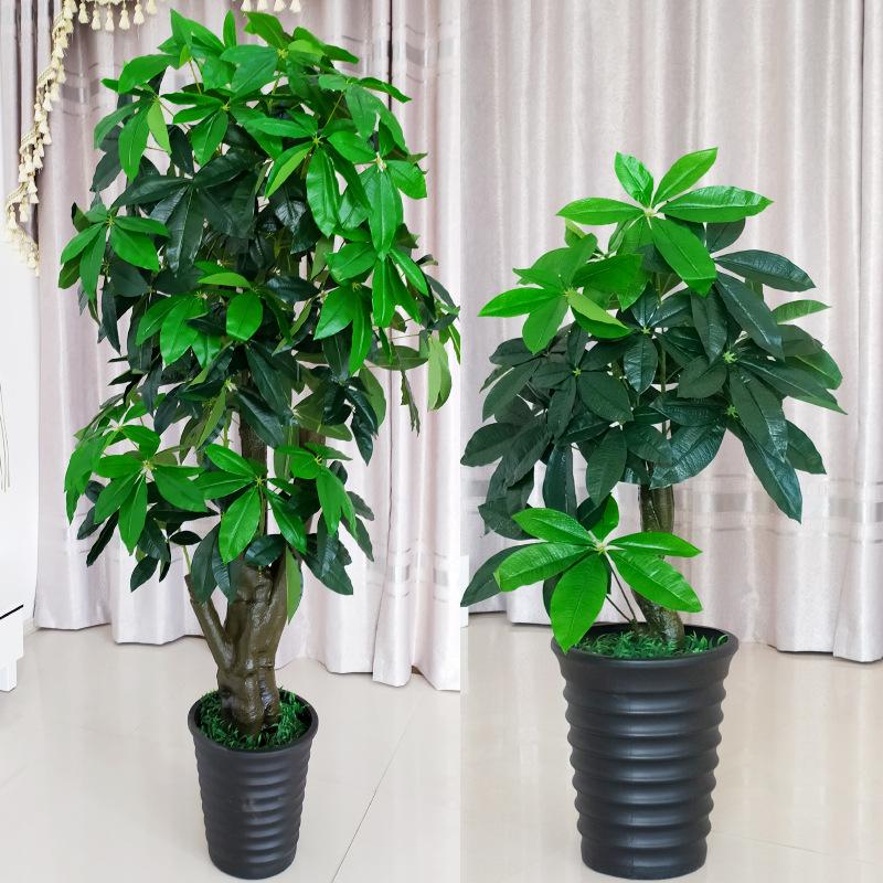Large Potted Money Tree: Artificial Bonsai for Indoor Decoration