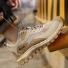 2025 Men's Safety Work Shoes: Steel Toe, Anti-Smash, Anti-Puncture, Anti-Slip, Odor-Free Comfort, Labor Protection Footwear.
