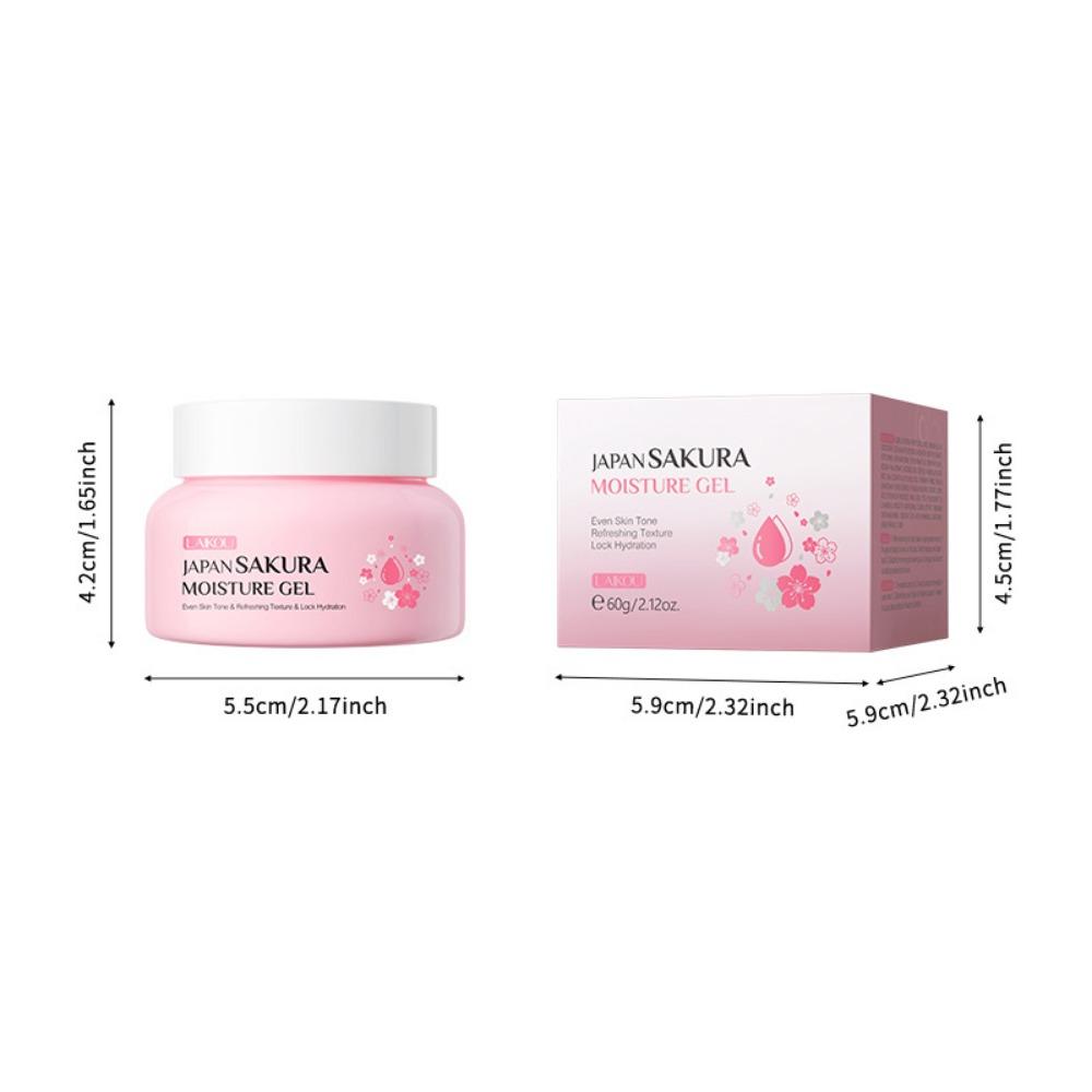 LAIKOU Cherry Blossom Hydrating Gel Cream Deeply Nourishes Skin, Repairs Dry and Rough, and Creates Hydrating and Elastic Muscles