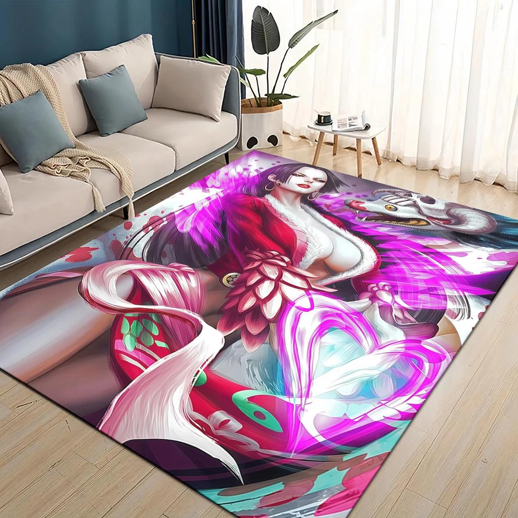 Cartoon 3D One Piece-e Japan Anime Carpet Rug for Living Room Bedroom Home Sofa Decoration,Kids Play Non-slip Floor Mat