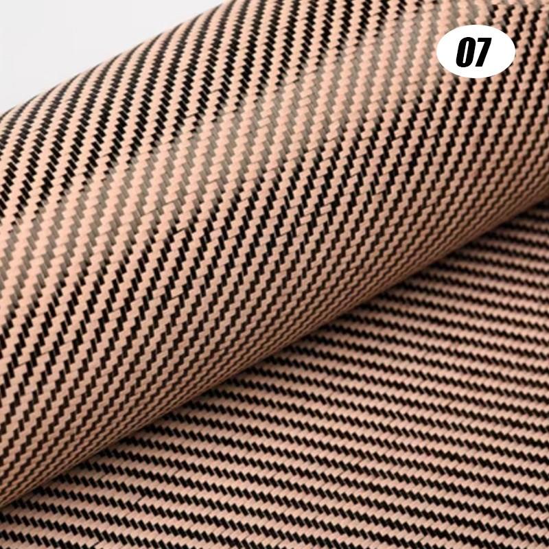 20x20cm Carbon Aramid Fiber Hybrid Fabric Cloth Twill Plain Weave Material Decor 3K Carbon Fiber Aramid Fiber DIY Material Suppl