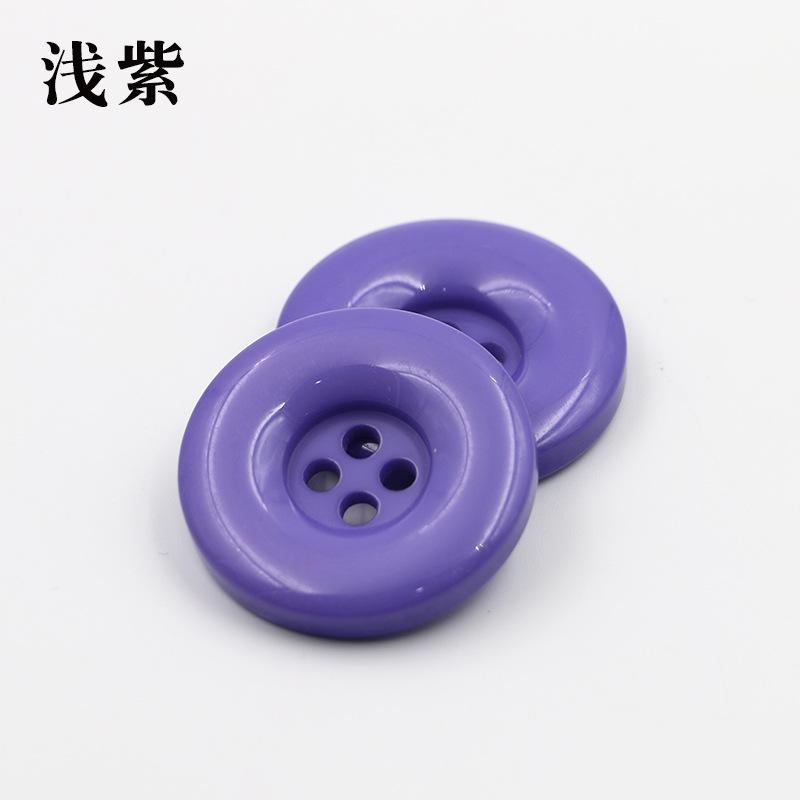 Harzfarbige Knöpfe Schwarz und Weiß Runde Vieraugen Große Runde Kantenknöpfe Mantel Windjacke Pullover Jackenknöpfe