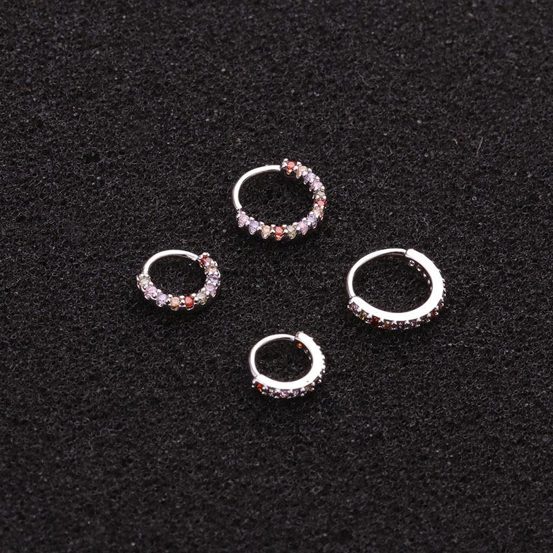 1PC Nose Hoop Helix Cartilage Earring Cz Daith Snug Rook Tragus Ring Ear Piercing Jewelry Accessories
