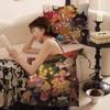 C-Cookie R-Run K-Kingdom Pillow Covers Cartoon Sofa Decorative Home Double-Sided Printing Short Plush Cute Cushion Cover