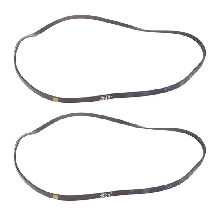 4EPJ1169 Washer Drive Replacement Belt 1169 Mm 4-Rib Black Rubber Part for Drum Washing Machine Repair and Upkeep Tasks