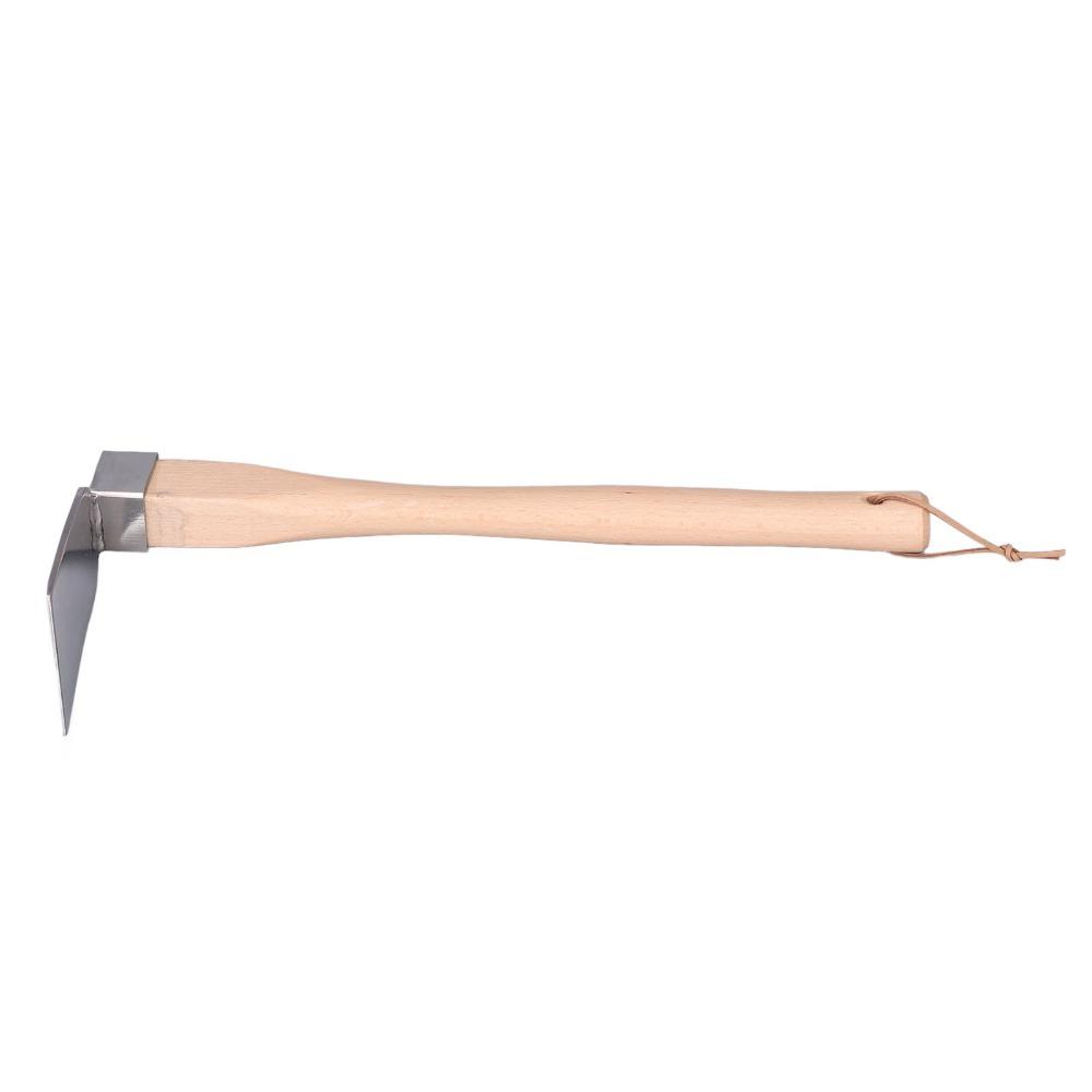Edelstahl Hacke Silber Geschmiedete Hacke Langlebige Gartenhacke