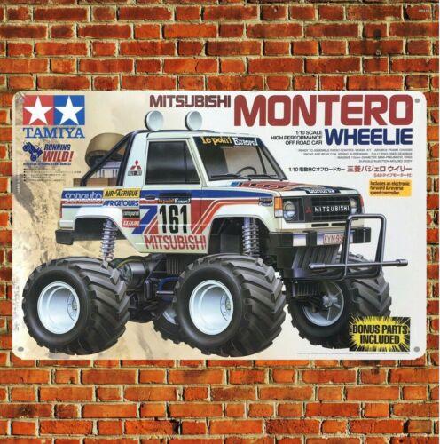 

Y1,Metal Poster Vintage Rc Car Tin Sign Plaque Tamiya Montero Box Art-aluminum 20x30cm（7.8x11.8inch）