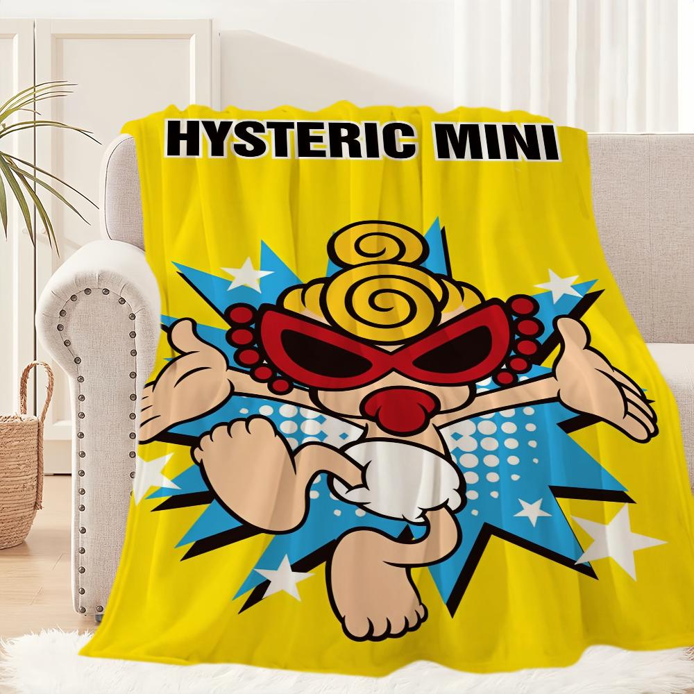 Fashion H-Hysteric M-Mini Blanket Blanket for Couch Sofa Travel Home Hiking Picni Bed Beding Flannel Blanket Birthday Gift