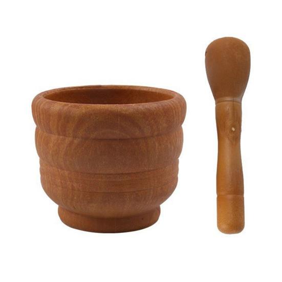 Manual Plastic Mortar And Pestle Set Garlic Herb Spice Grinder Crusher Bowl Kitchen Smashing Tool for Guacamole Seasonings Paste Ginger