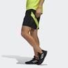 Adidas Own The Run Shorts Men Bottoms Black Green FL6956