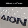 For GAC Aion V Tyrannosaurus Front Rear Letter Emblem Blackened Hood Trunk Badge Exterior Decoration Modification Accessories