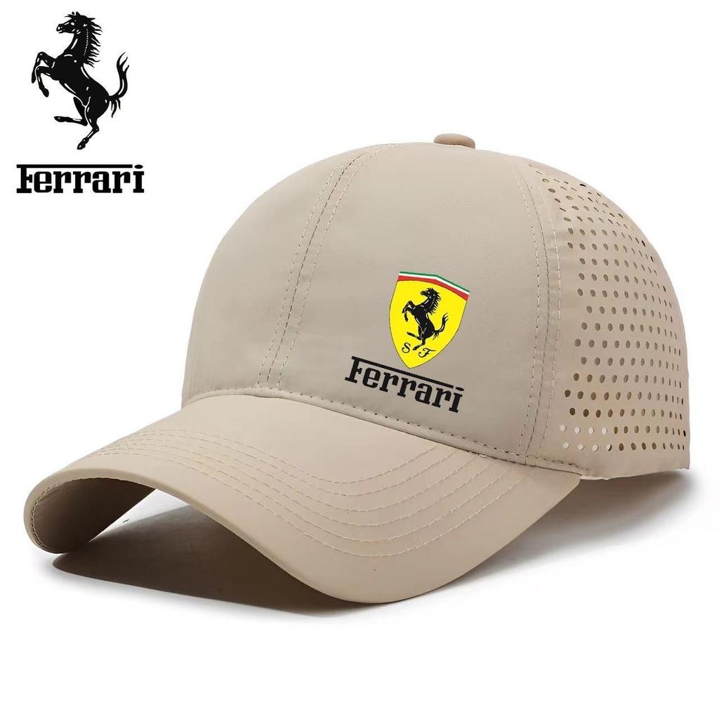 Ferrari Herren F1 Rennkappe Outdoor Baseballkappe Atmungsaktive Sonnenschutzkappe für Ferrari F1 F80 SF90 Stradale SF90Spider 296 GTB GTS