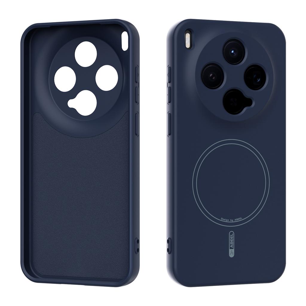 ABEEL For Vivo X300 5G Magnetic Case Skin Touch Liquid Silicone Phone Back Cover