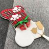 Reusable Dog Bone Shape Candy Bag Creative New Year Gift Bag Xmas Ornament Christmas Socks  Home
