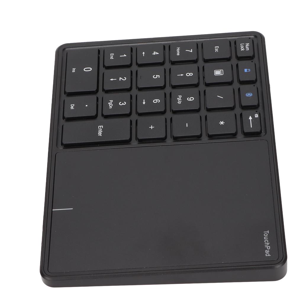 2 In 1 Wireless Number Pad Touchpad 22 Keys Wireless BT4.2 2.4G Type C Charging 500mAh Battery Numeric Keypad