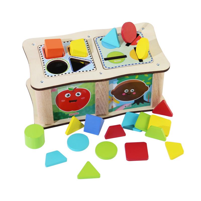 

Montessori Coin Box: Shape & Color Recognition Educational Toy for Infants & Toddlers