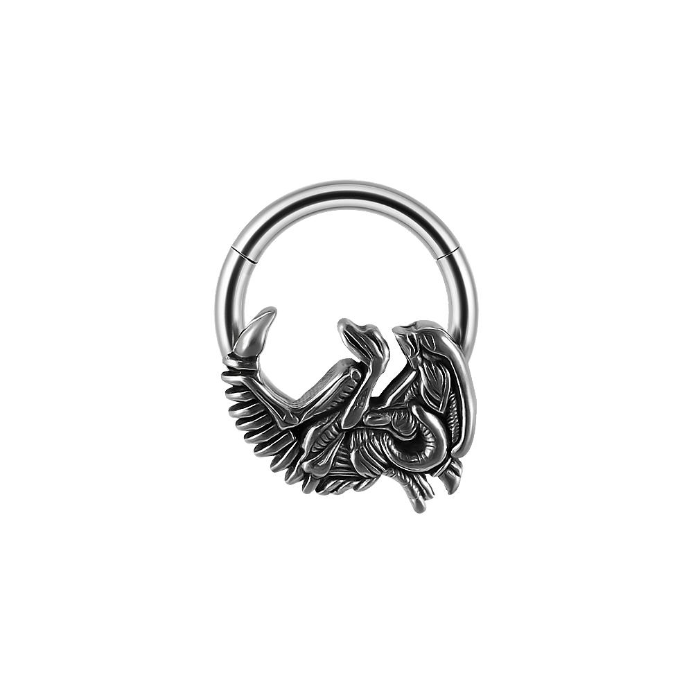 1PC Stainless Steel Butterfly&Bat&Snake Nose Septum Ring 16G Earrings Hoop Ear Cartilage Tragus Body Piercing Jewelry