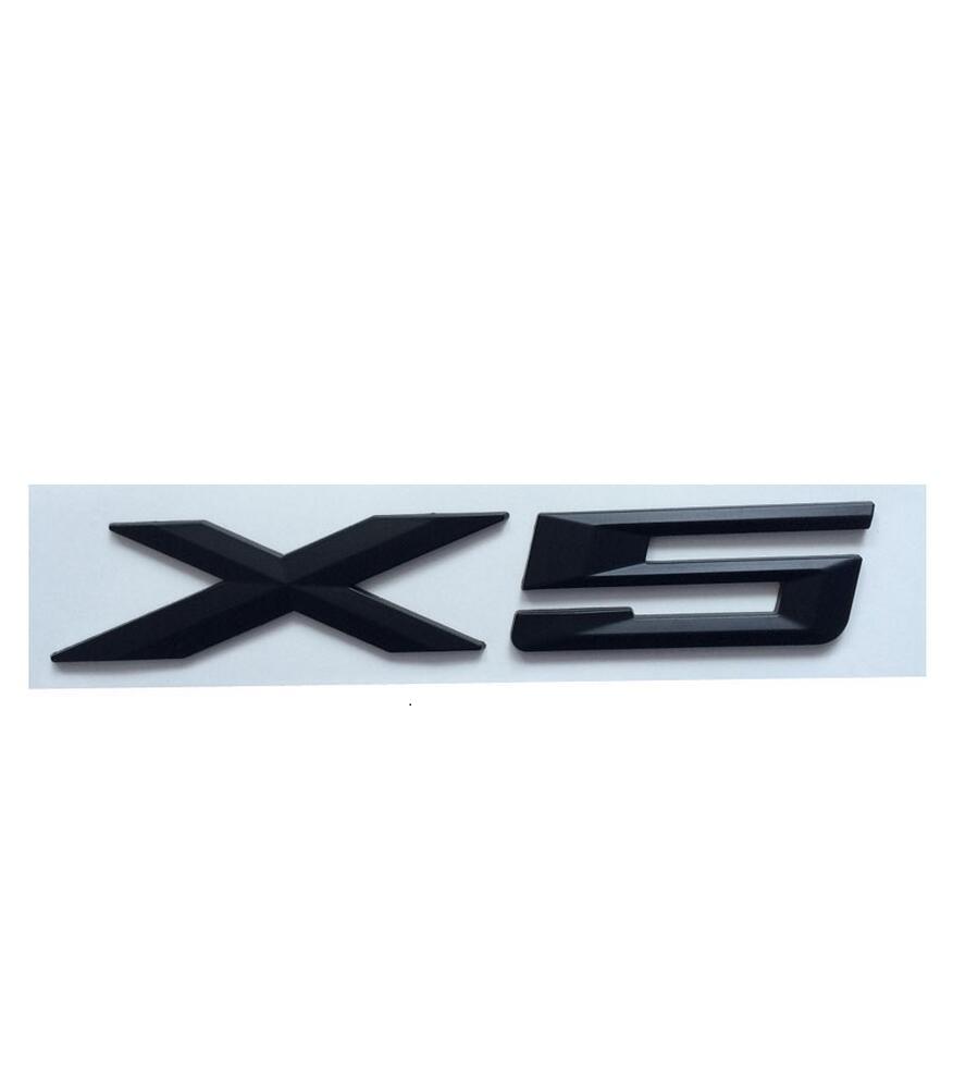 Matt Black Letters Trunk Emblems Number Symbols Badge for BMW X1 X3 X4 X5 X6 Z4 GT