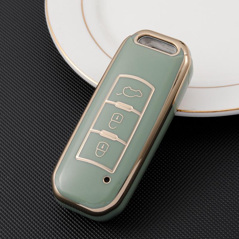 Gold Edge Car Key Cover for GAC Trumpchi Models: GS4, GS5, GS3, GA4, GA6