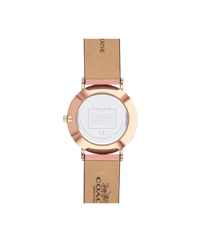 Watch PERRY White Dial Pink Leather Strap 14503769 [Coach][Authentic Import] Women's