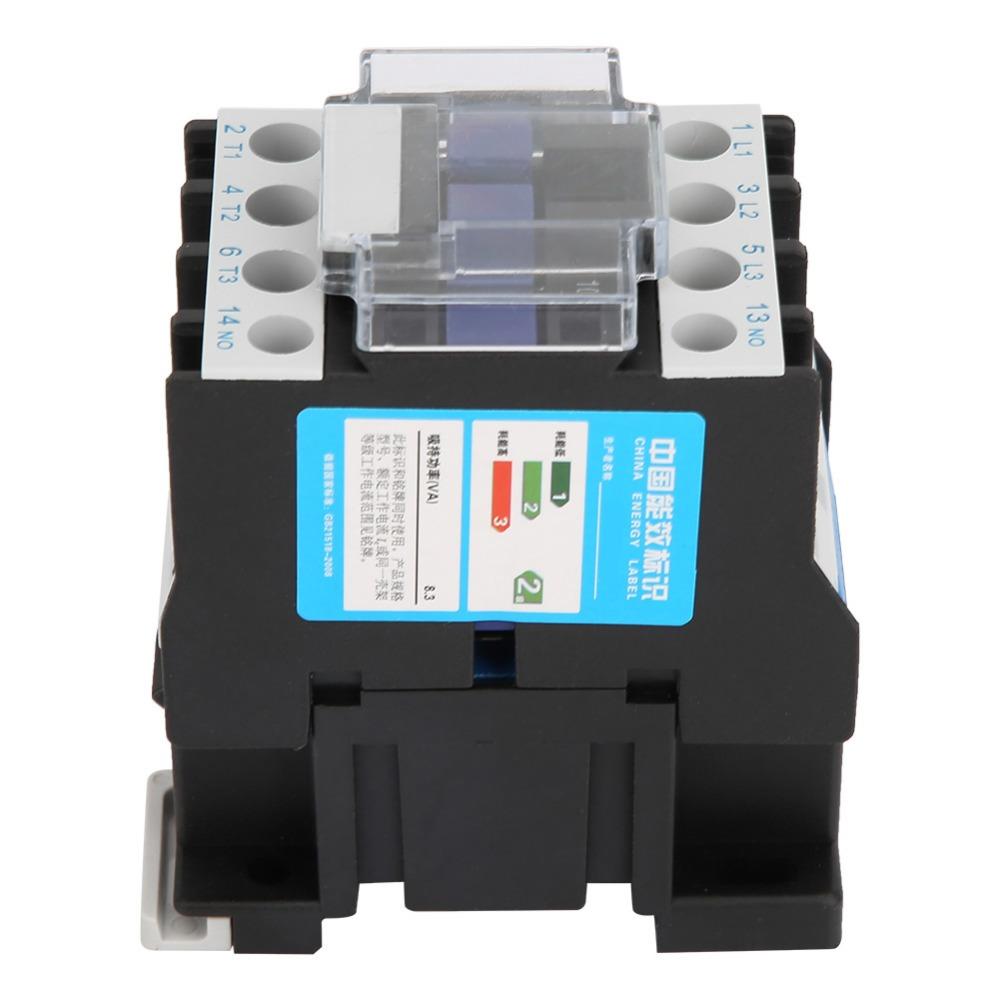 High Sensitivity CJX2-1810 AC Contactor 18A 24V/48V/110V/380V AC Electric Contactor Contactor Industrial Use