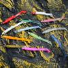 12pcs Soft Fishing Lures Mixed Color Artificial Bait Sports Silicone Bait Shad  Fishing