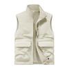 Autumn and Winter Men's Outdoor Double-sided Wear Plus Velvet Vest Multi-pocket Casual Tooling Vest Sleeveless Jacket