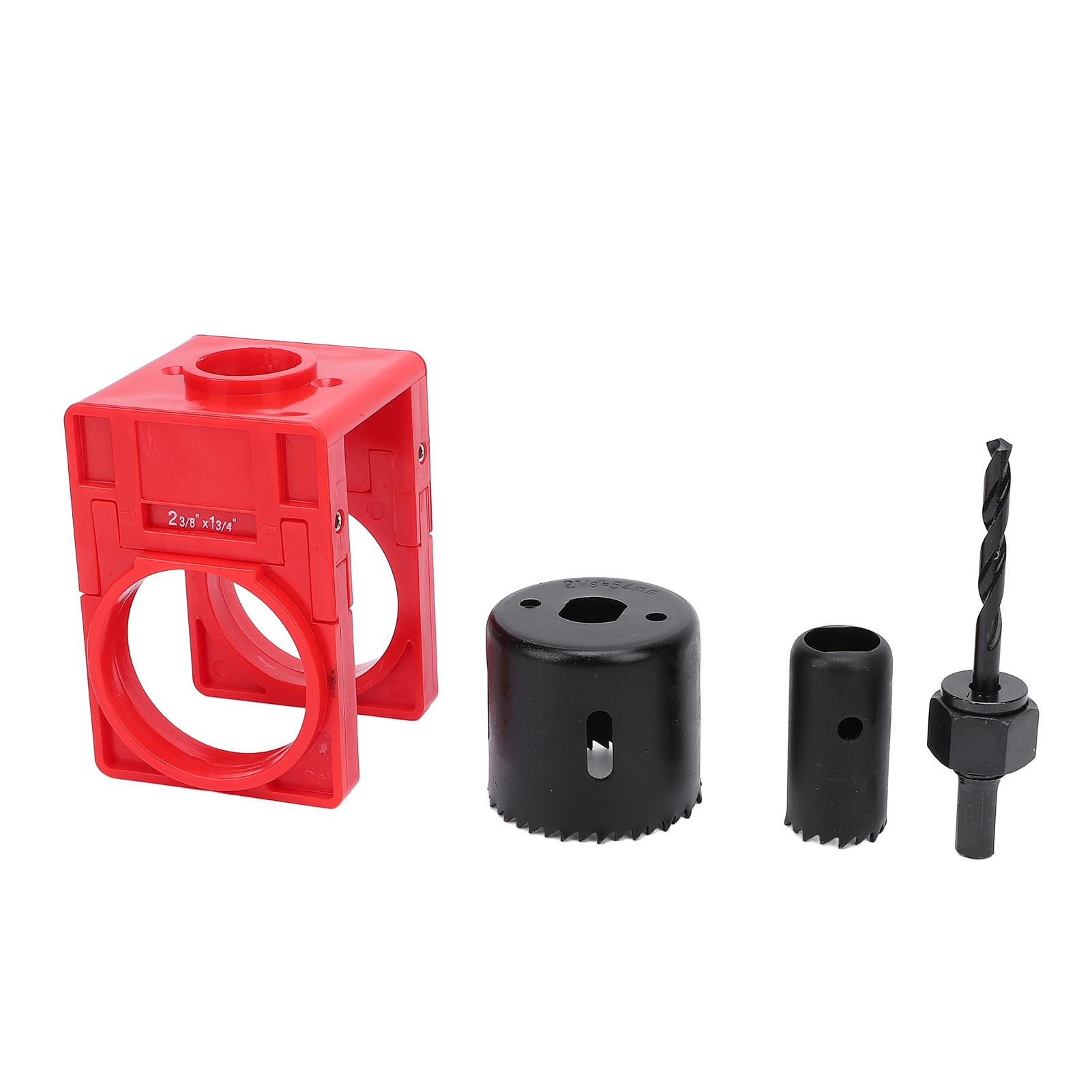 

Installation Kit with Template Type Lock Hole Saw and Shaft for 1-3Celsius8 to 1-3Celsius4 Inch Doors