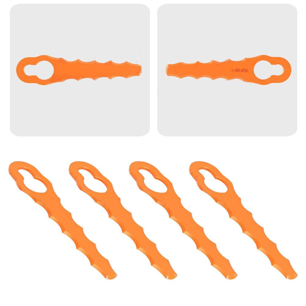 Trimmer Blades 79x19mm Blade Lawn Mower Orange Color