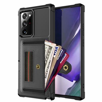 Shockproof Protection Card Pocket Case For Samsung Galaxy Note 20 S21 S22 Ultra A52s S20 Plus A12 A52 A72 5g A53 A33 A73 A13