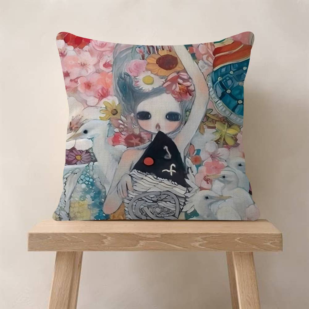 Aya Takano Decorative Personalized Picture Text Home Decorative Pillows Household Gifts Xcm