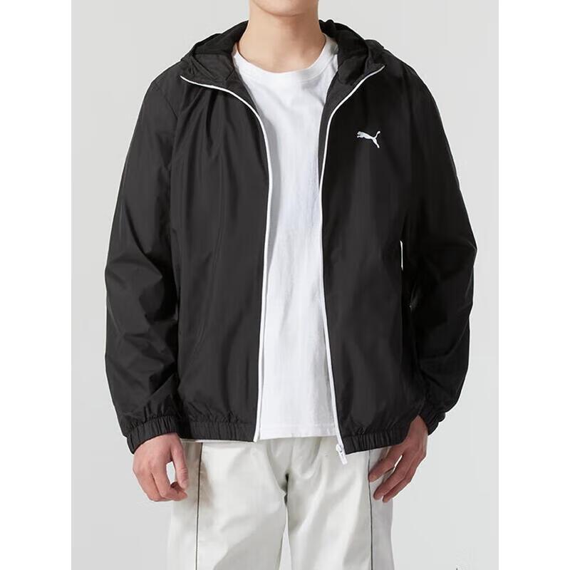 PUMA Men s Woven Windbreaker Running Jacket S
