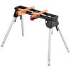 VEVOR Miter Saw Stand, 330lbs Load Capacity Steel Collapsible Stand for Miter Saw with One-piece Mounting Brackets Clamps