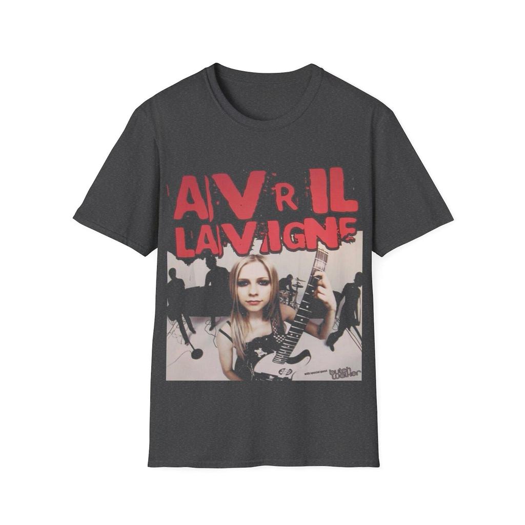 Maglietta Avril Lavigne, T-shirt Principessa Pop Punk, Maglietta Grafica Y2K Anni 2000, Merchandising Skater Punk Rock, Regalo Fan Vintage per Concerto Tour per Donne Uomini