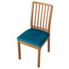 Velvet Stretch Fit Chair Seat Covers,Soft Solid Color Dining Chair Cover Removable Washable Chair Protector for Kitchen, Hotel