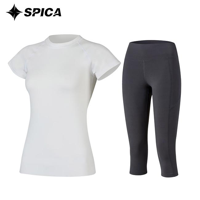 Seupika Yoga Set T-Shirt Sleeveless Leggings Spa528709