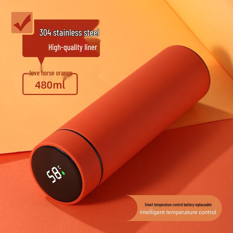 Smart Temperature Display 316 Stainless Steel Insulated Water Cup, Large Capacity High-End Insulated Mug