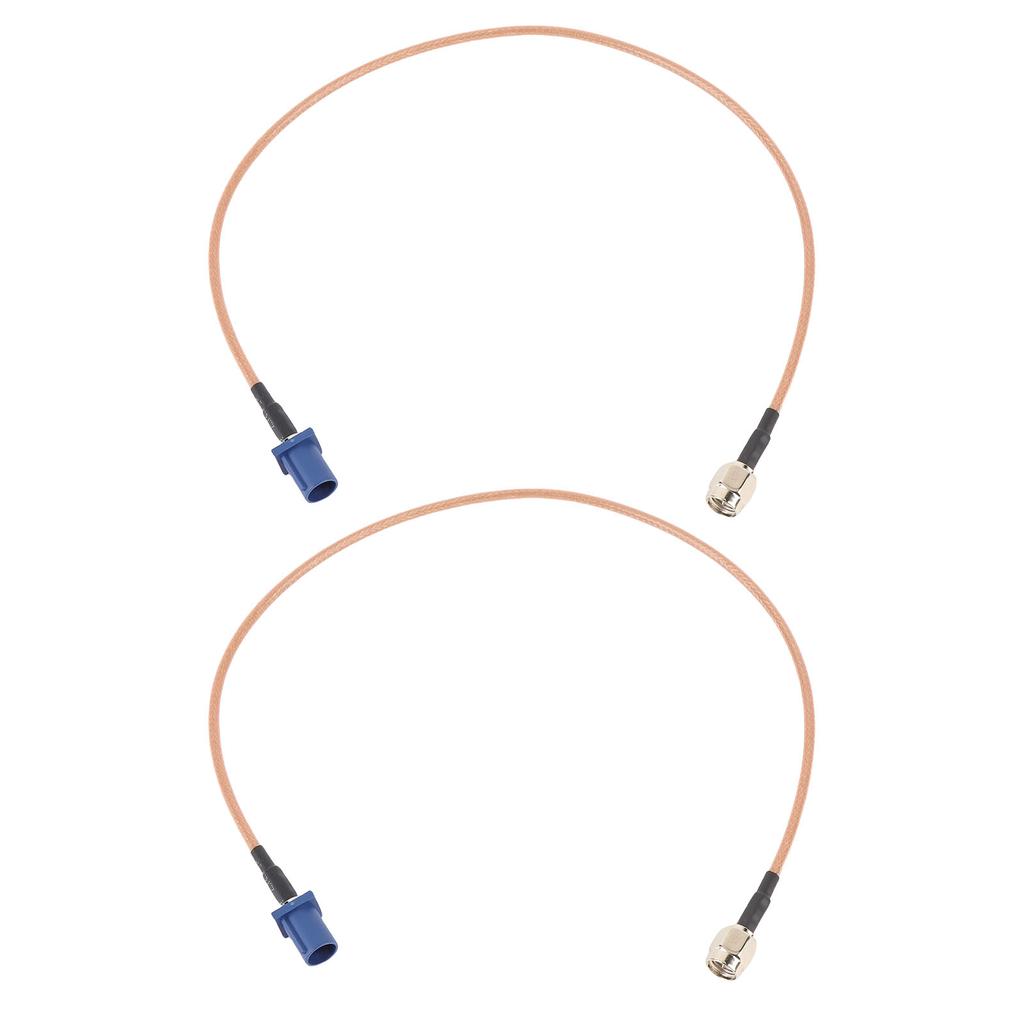 2 BUC Cablu Adaptor Antenă Fakra C Tată la SMA Tată Anti Interferențe RG174 Adaptor Antenă GPS Auto