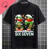Funny Graphic Tshirt With All I Want For Christmas Is My Students To Stop Saying 67 Slogan Pure Cotton Short Sleeve Tshirts