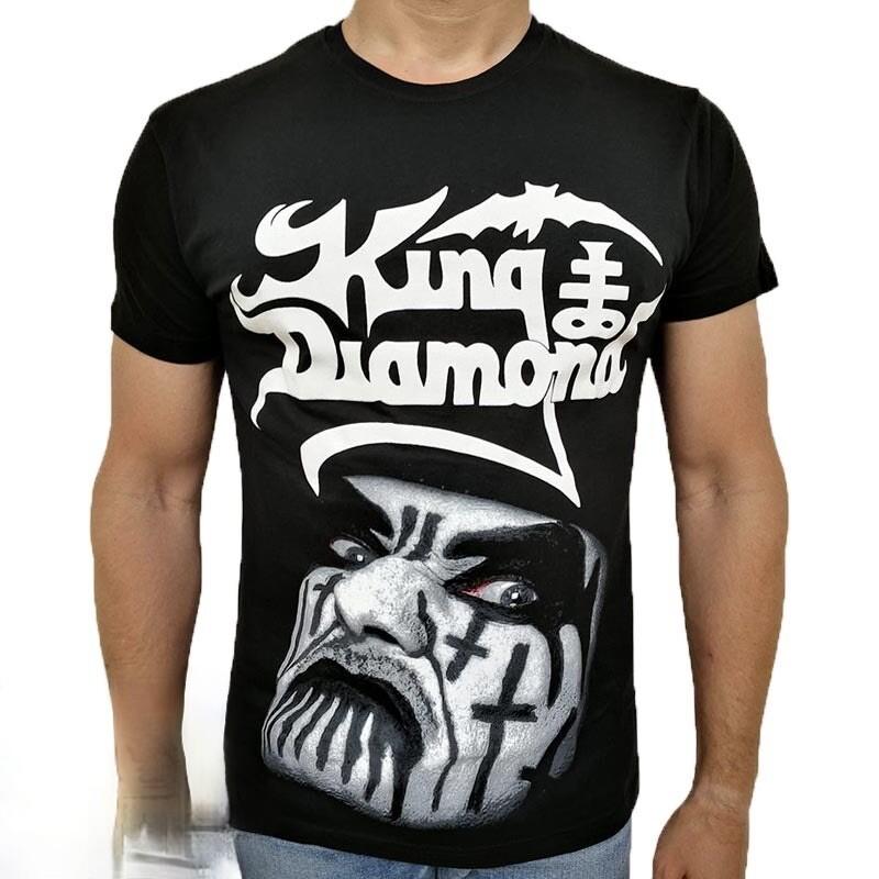 King Diamond 039 Mask039 Black T-Shirt Mercyful Fate XL
