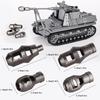 MOC Bricks Toys Military Car Vehicle WW2 Tank Building Blocks French Fighter R-35 AS-565 Armored Kids Gift