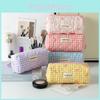 Makeup Bag Bow Pencil Case With Soft Fabric For Travel And Daily Use Fashion