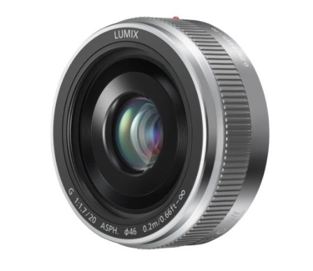 Panasonic Einzelfokus-Objektiv für Micro Four Thirds Lumix G II Silber 20mm/F1.7 ASPH. H-H020A-S