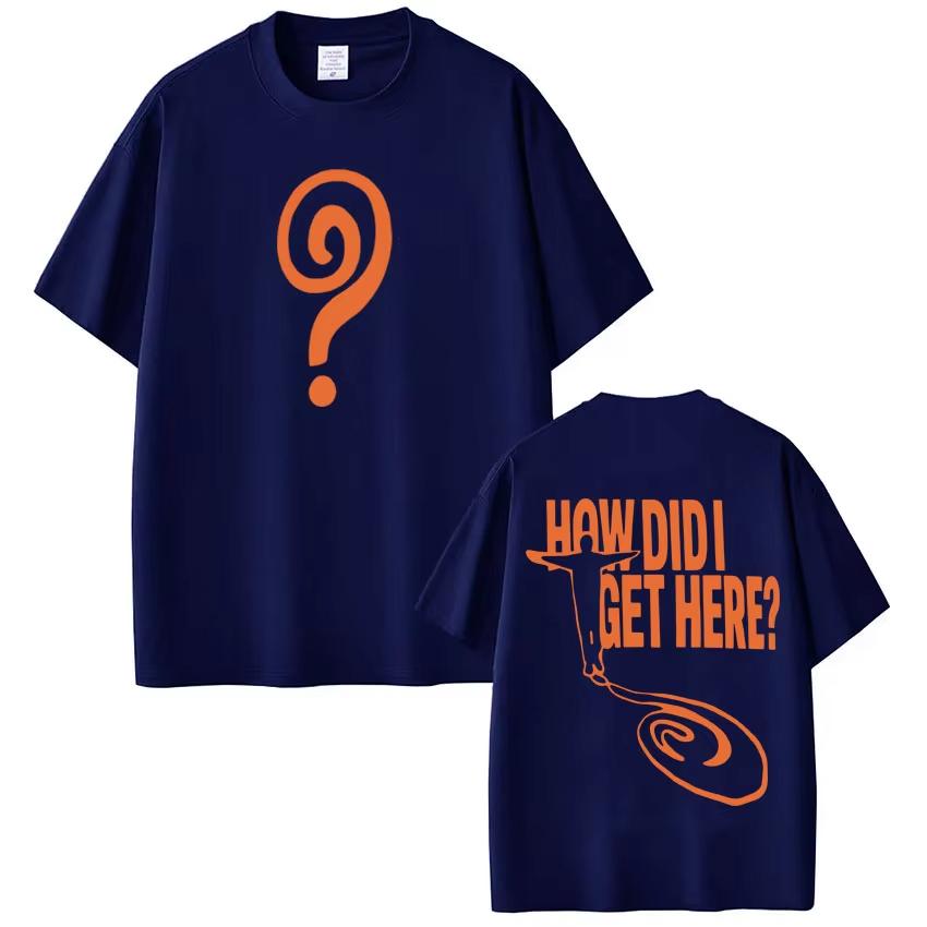 Sänger Louis Tomlinson How Did I Get Here Tour 2026 Print T-Shirt Herren Damen Mode HipHop T-Shirt Hohe Qualität Baumwolle T-Shirts