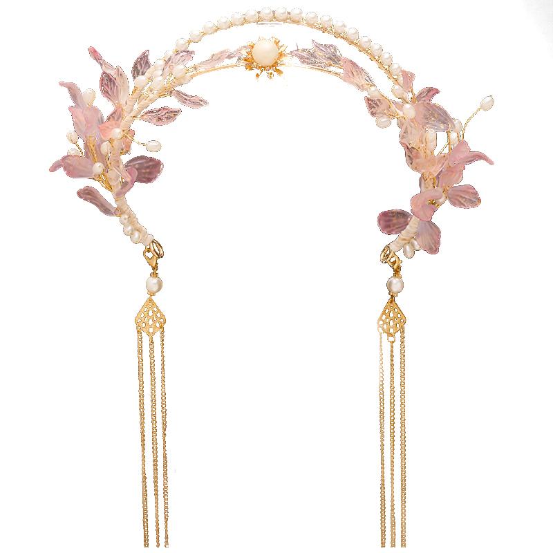 Elegant Ancient Chinese Hanfu Hair Accessories Tassel Headband Fairy Everyday Hairpins Retro Alloy Hairbands